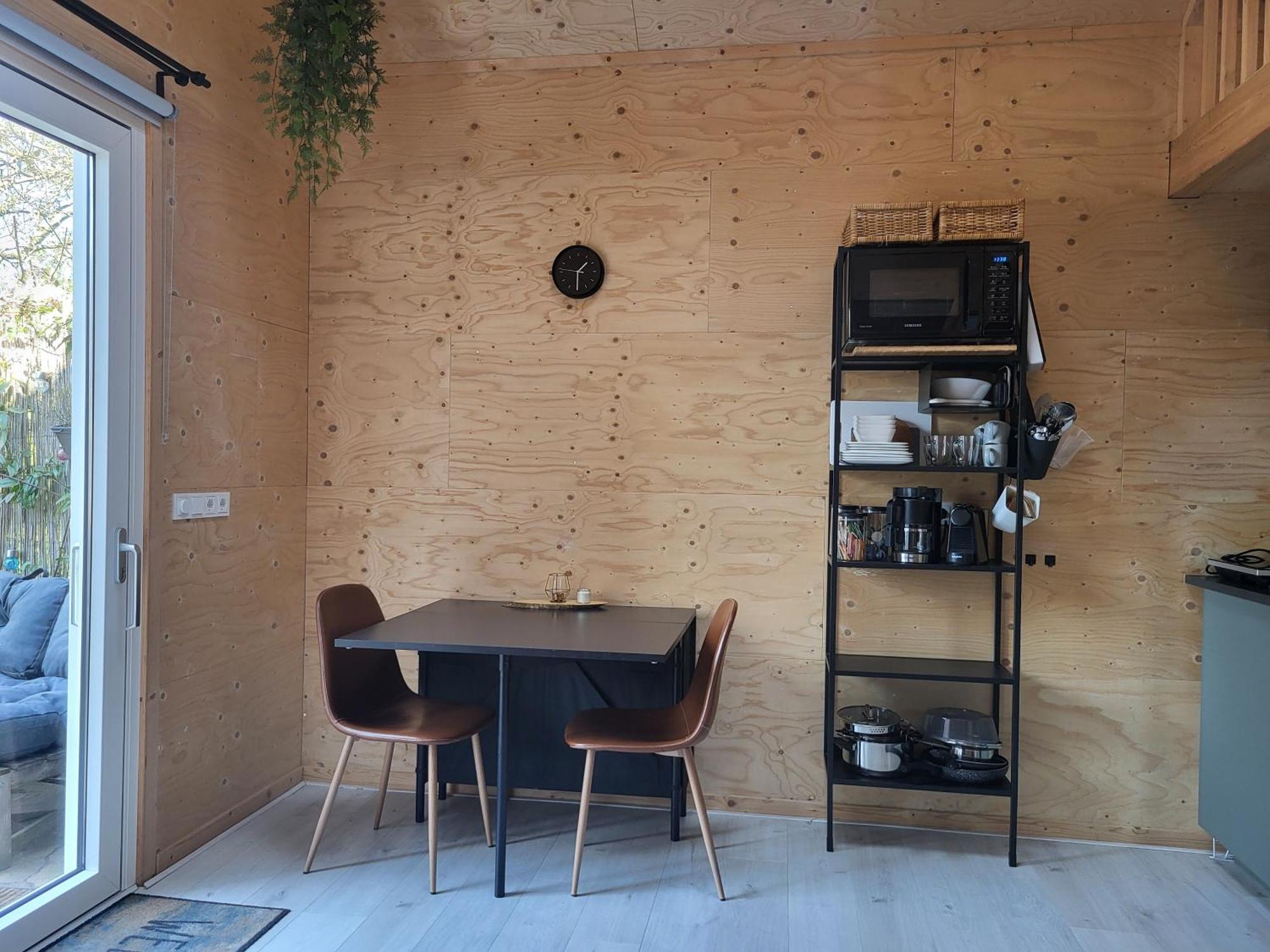 Luxe, sfeervol en ruimtelijk tiny house in het pittoreske Biggekerke Buitenkant foto